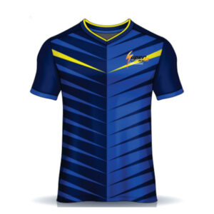 Round Neck Shirt Blue Line