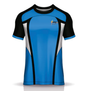 Round Neck T-Shrits Blue