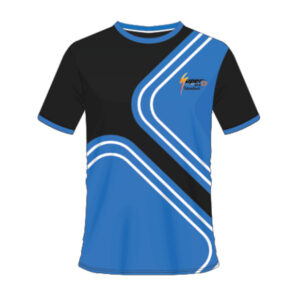 Round Neck Shirt Blue Black